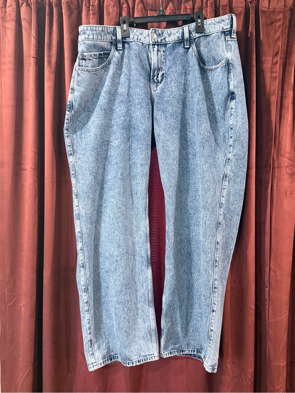 Hollister Light Wash Wide Leg Jeans